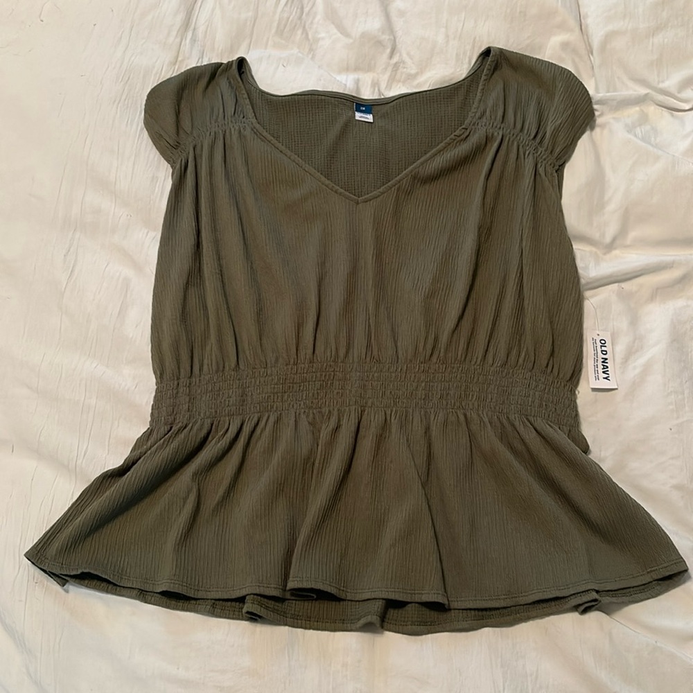 Brand New Plus Size Green Tank Top
